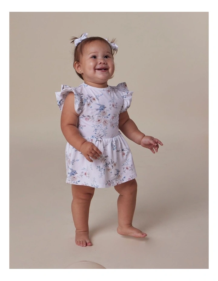Sweet Swallows Short Sleeve Organic Dress image 4