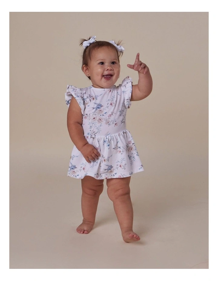 Sweet Swallows Short Sleeve Organic Dress image 6