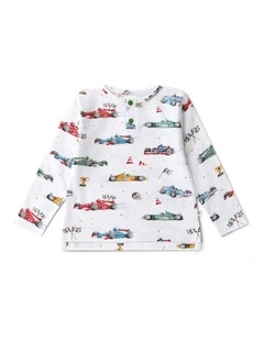 Little Racers Organic Long Sleeve Top