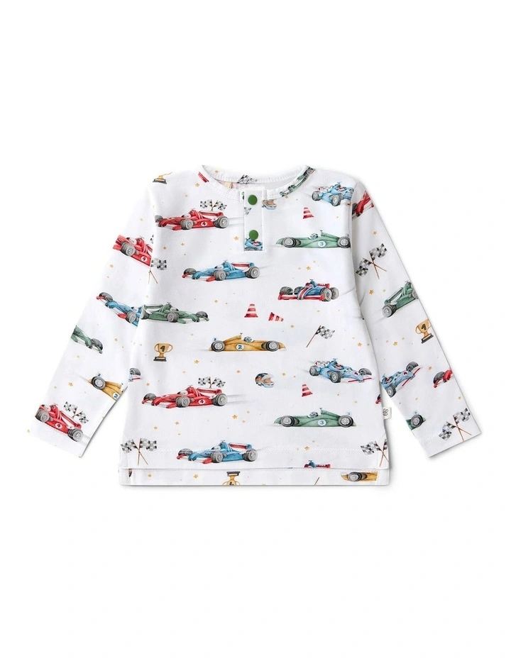 Little Racers Organic Long Sleeve Top image 1