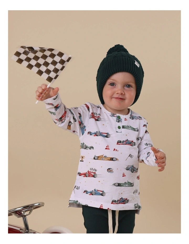 Little Racers Organic Long Sleeve Top image 4