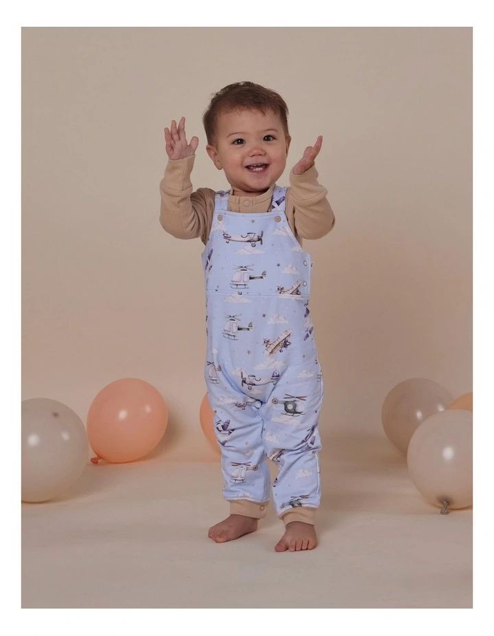 Taking Flight Organic Snuggle Overalls image 2