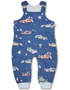 Little Racers Organic Snuggle Overalls