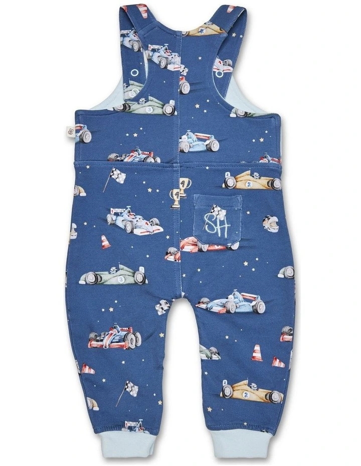 Little Racers Organic Snuggle Overalls image 3