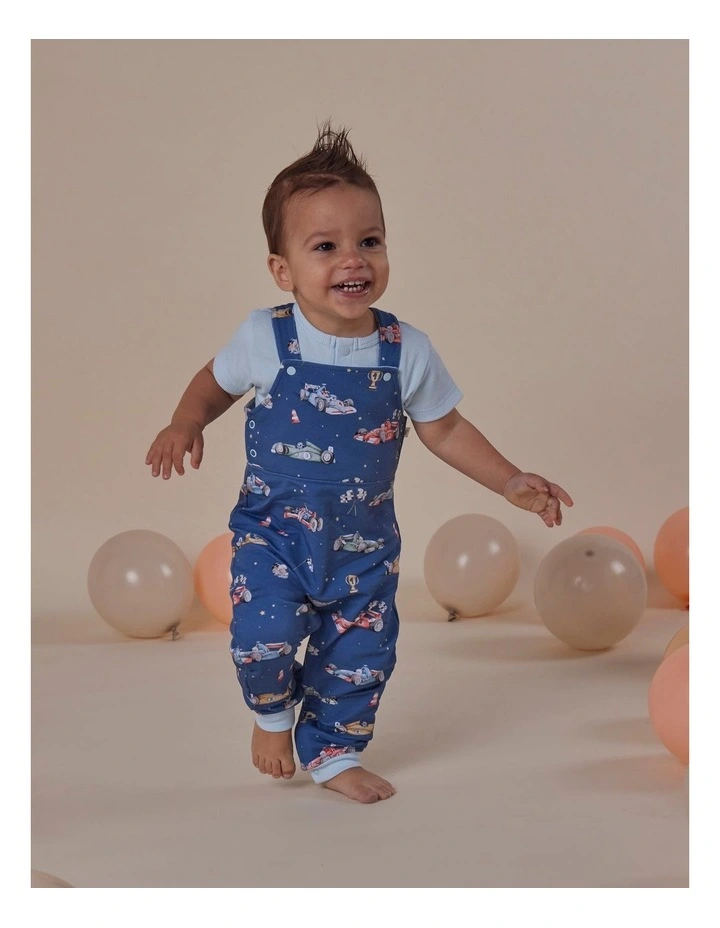 Little Racers Organic Snuggle Overalls image 5