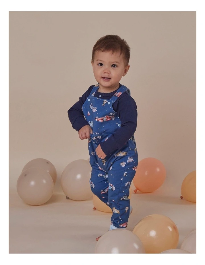 Little Racers Organic Snuggle Overalls image 6
