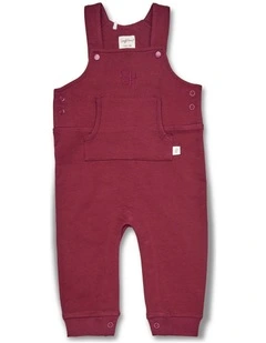 Raspberry Organic Joey Overalls