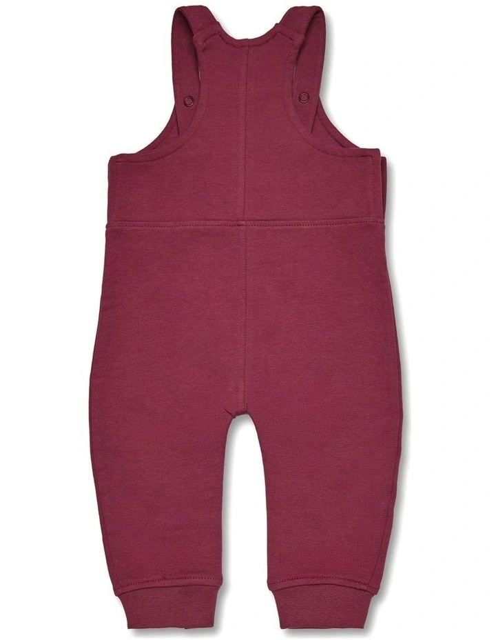 Raspberry Organic Joey Overalls image 3