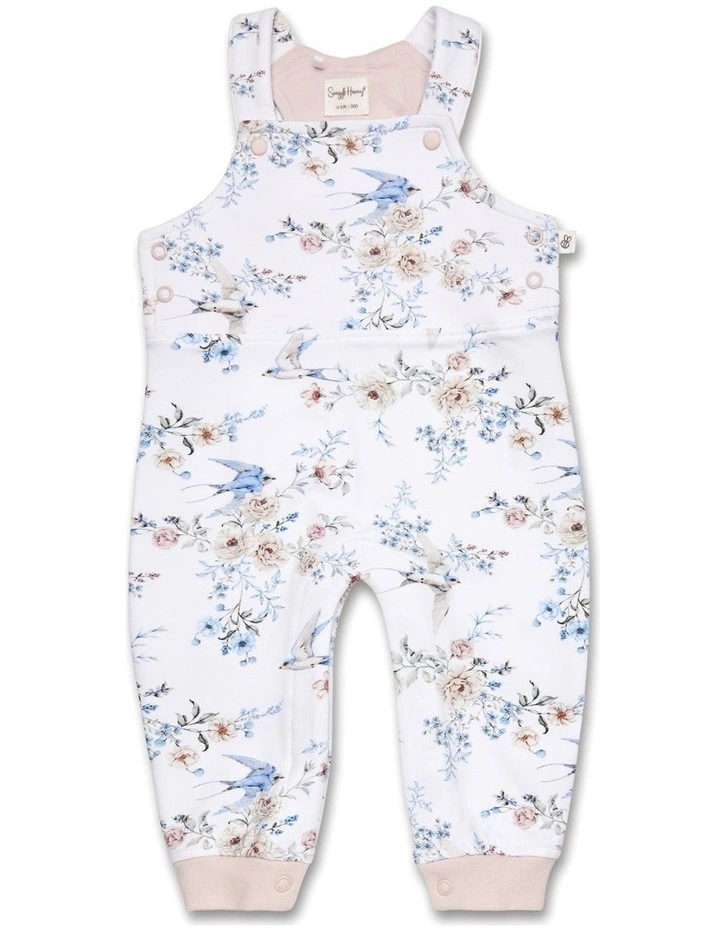 Sweet Swallows Organic Snuggle Overalls image 1