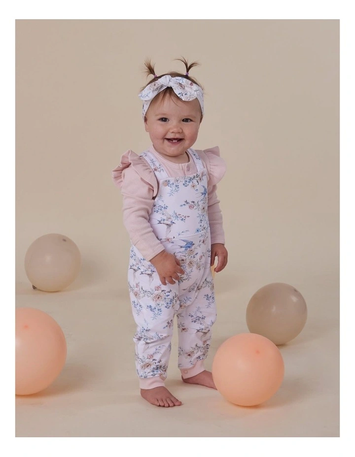 Sweet Swallows Organic Snuggle Overalls image 2