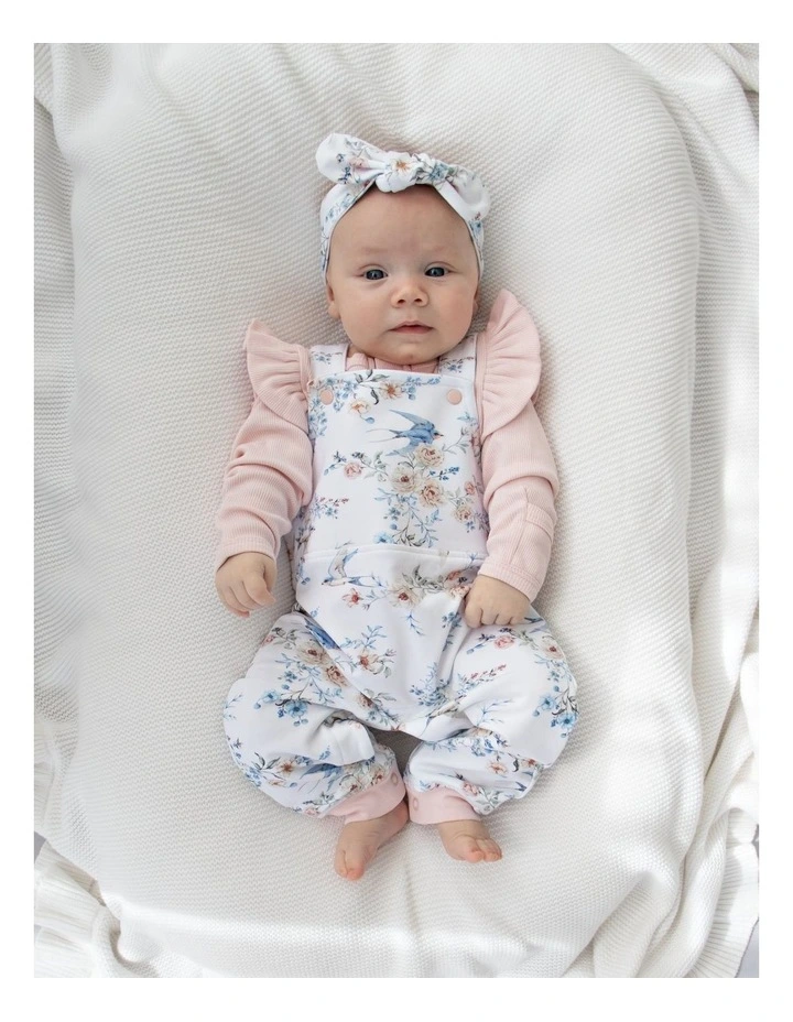 Sweet Swallows Organic Snuggle Overalls image 5