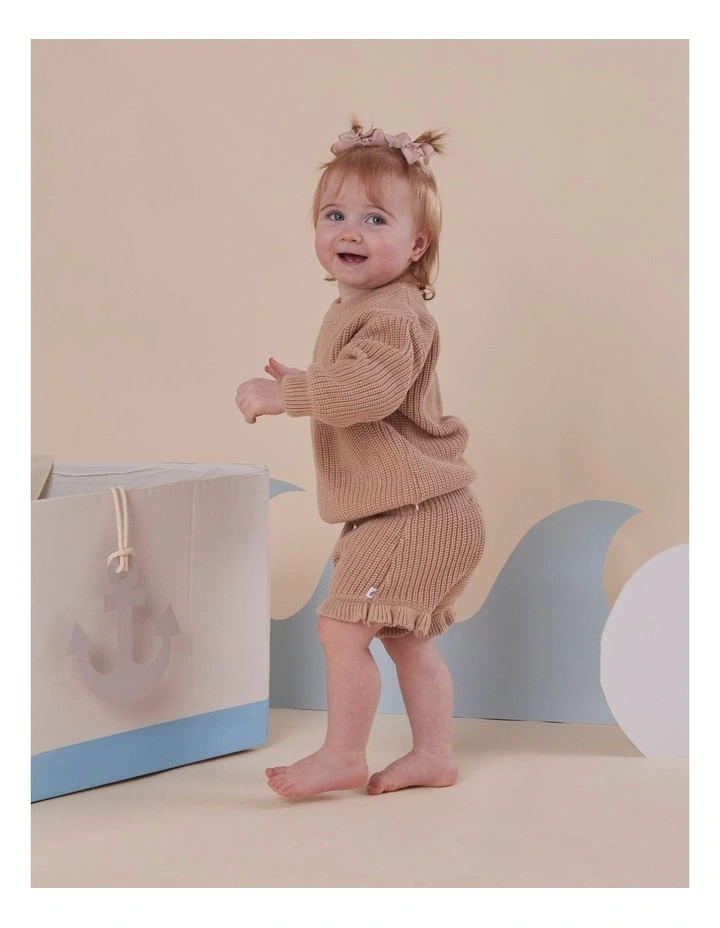 Hazelnut Organic Cotton Knit Bloomers image 5