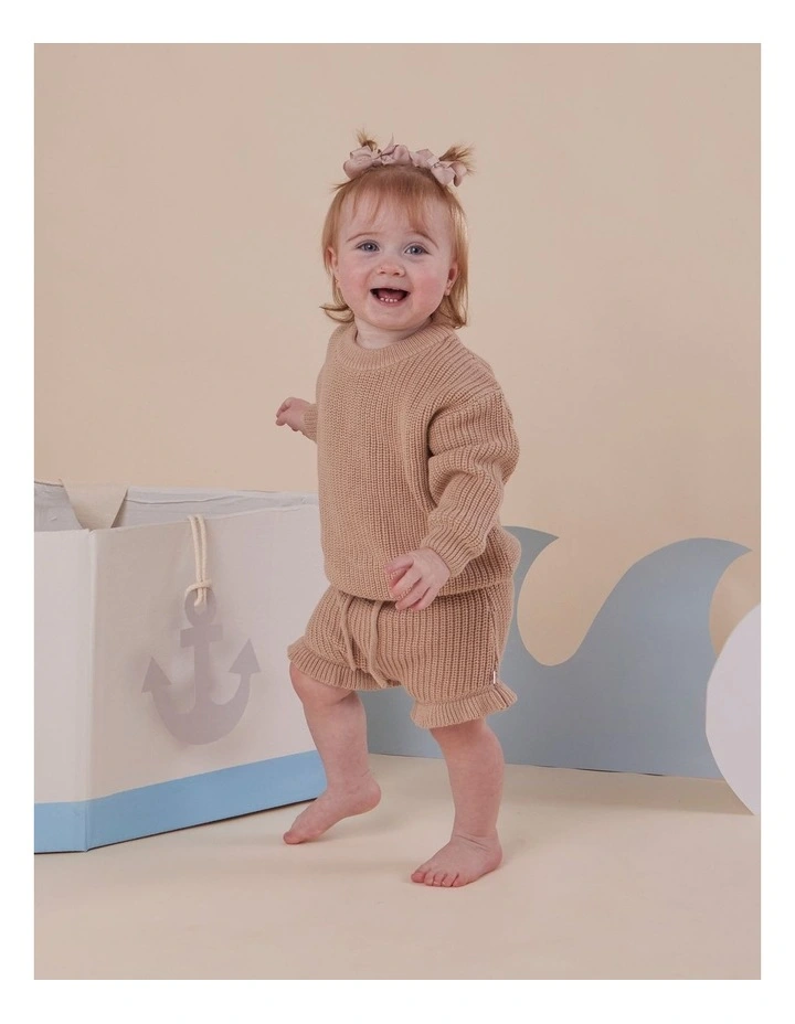 Hazelnut Organic Cotton Knit Bloomers image 6