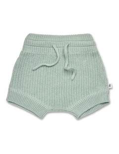 Sage Organic Cotton Knit Shorts