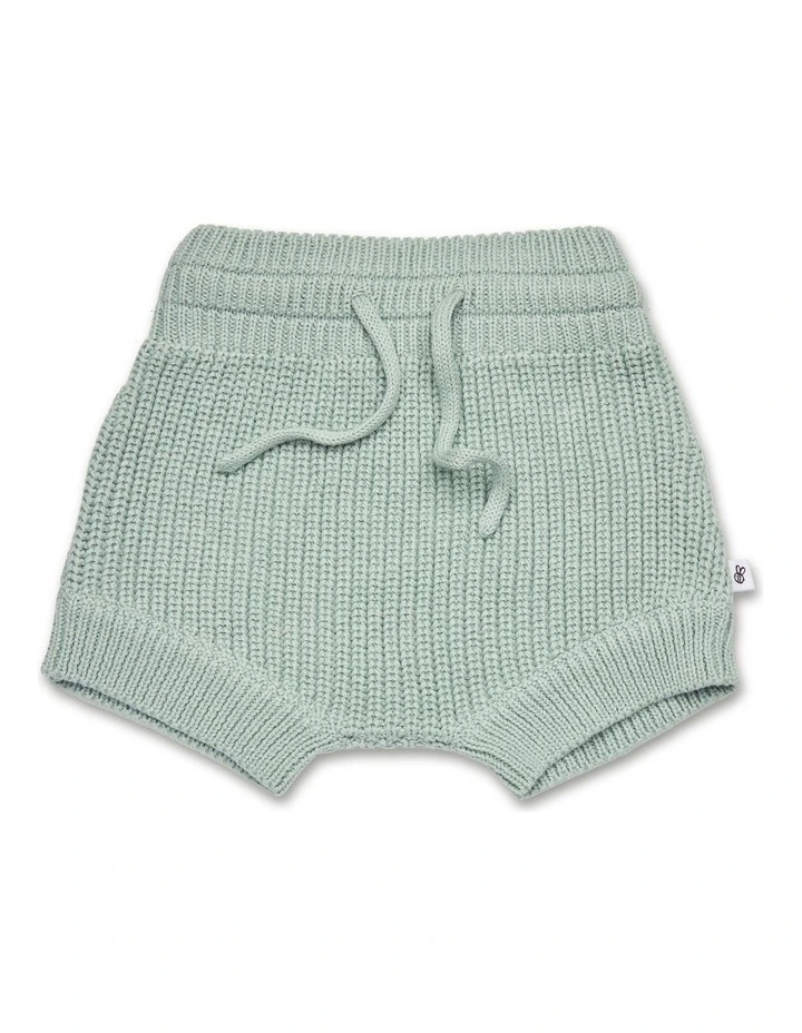 Sage Organic Cotton Knit Shorts image 1
