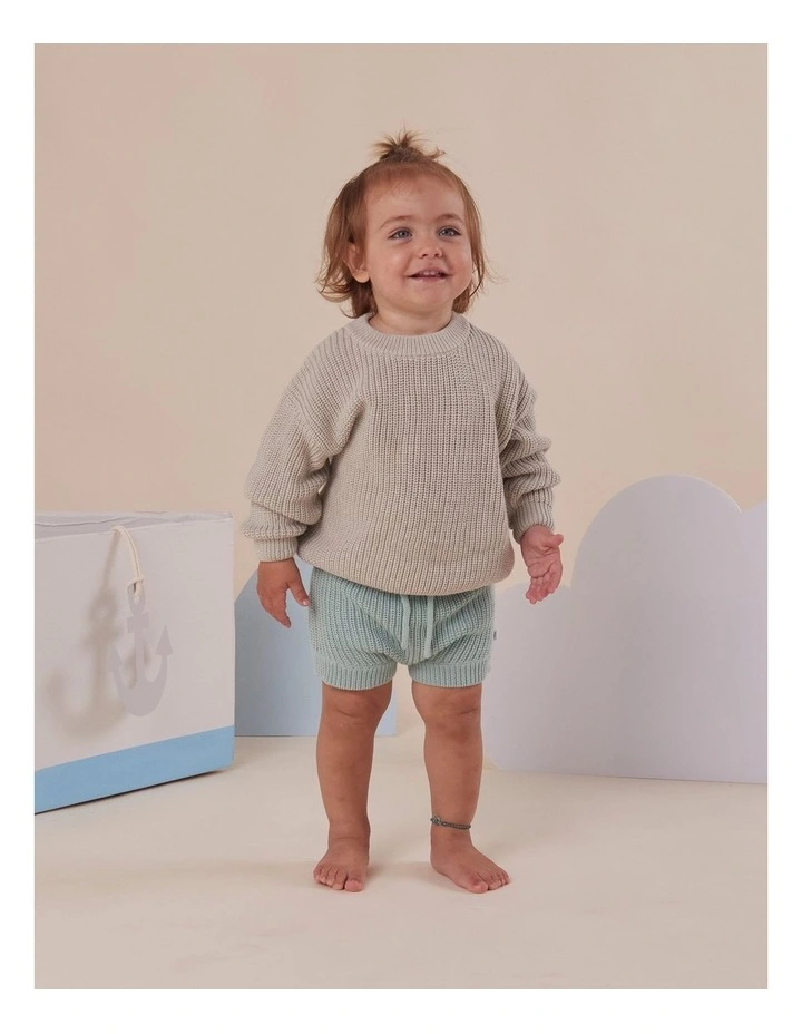 Sage Organic Cotton Knit Shorts image 4