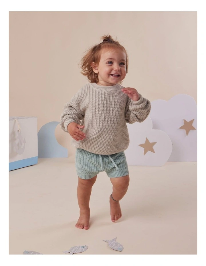 Sage Organic Cotton Knit Shorts image 5