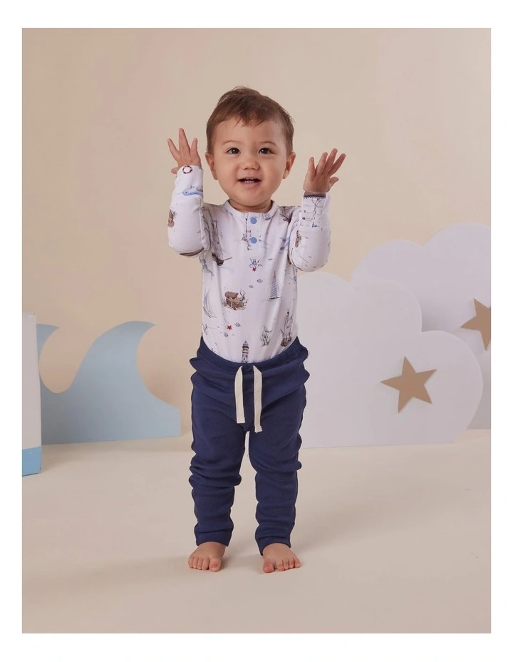 Set Sail Long Sleeve Organic Bodysuit image 4