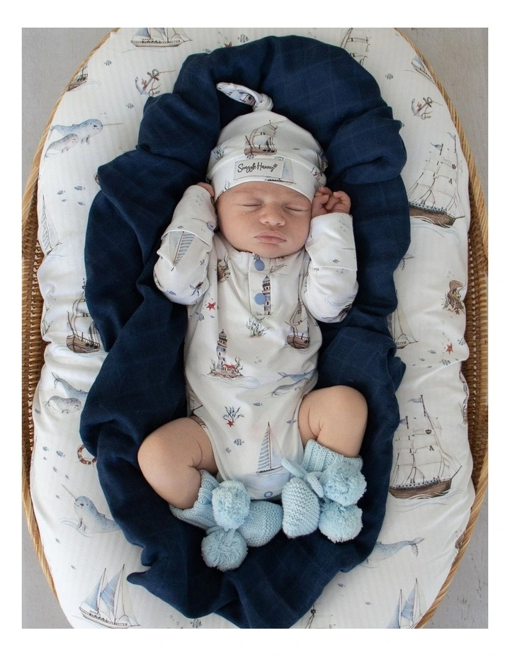 Set Sail Long Sleeve Organic Bodysuit image 5