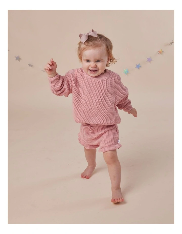 Rosa Organic Cotton Knit Bloomers image 2