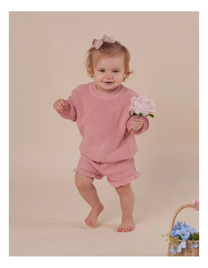 Rosa Organic Cotton Knit Bloomers image 5