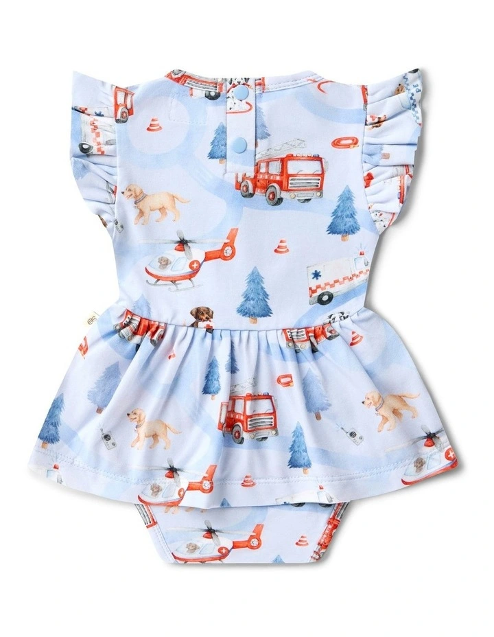 To The Rescue Short Sleeve Organic Dress image 3