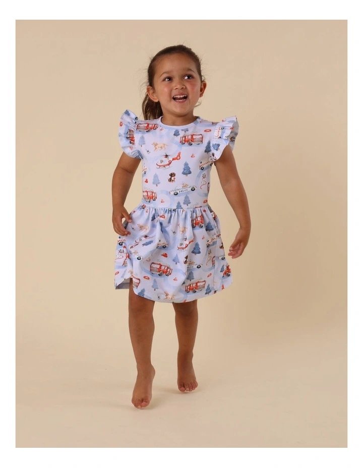 To The Rescue Short Sleeve Organic Dress image 6