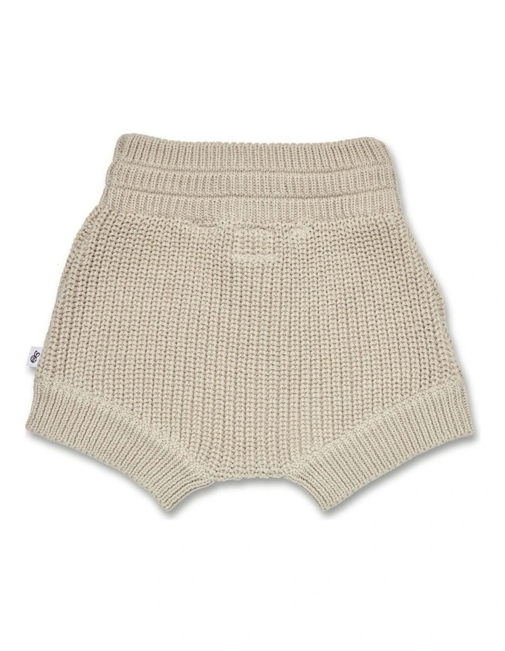 Pistachio Organic Cotton Knit Shorts image 3