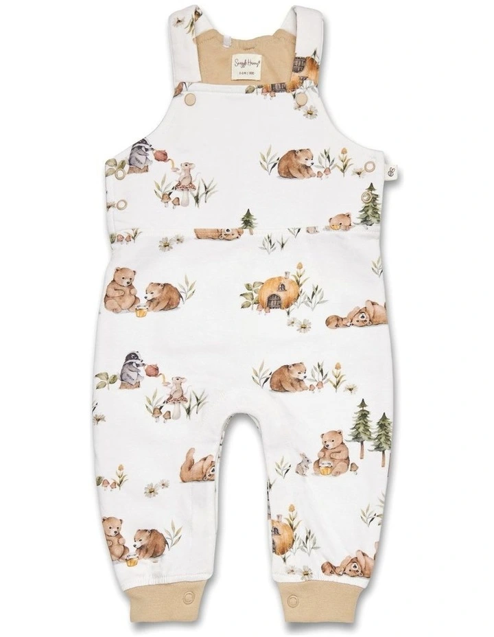 Bears Organic Snuggle Overalls image 1