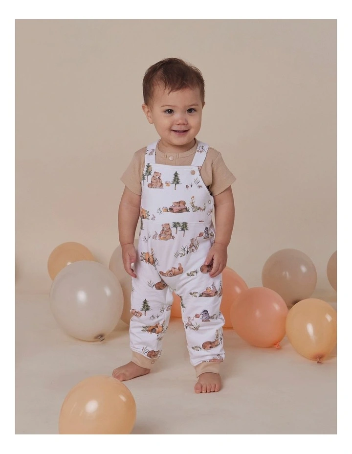 Bears Organic Snuggle Overalls image 2
