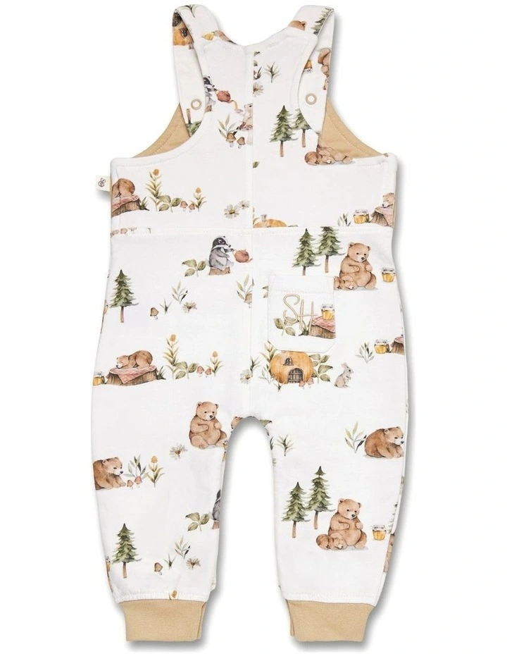 Bears Organic Snuggle Overalls image 3