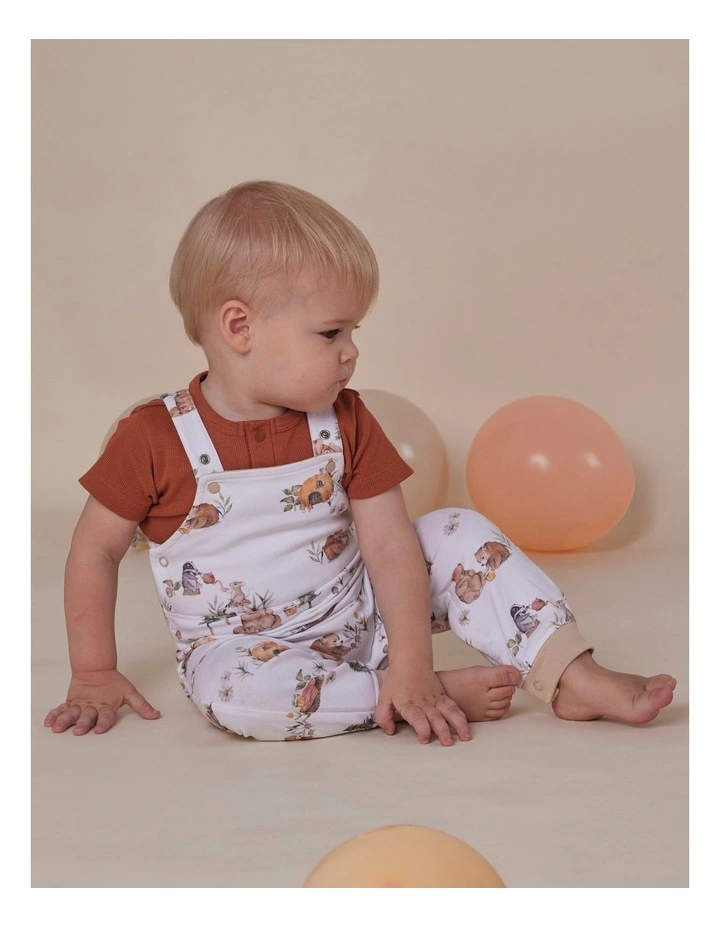 Bears Organic Snuggle Overalls image 4