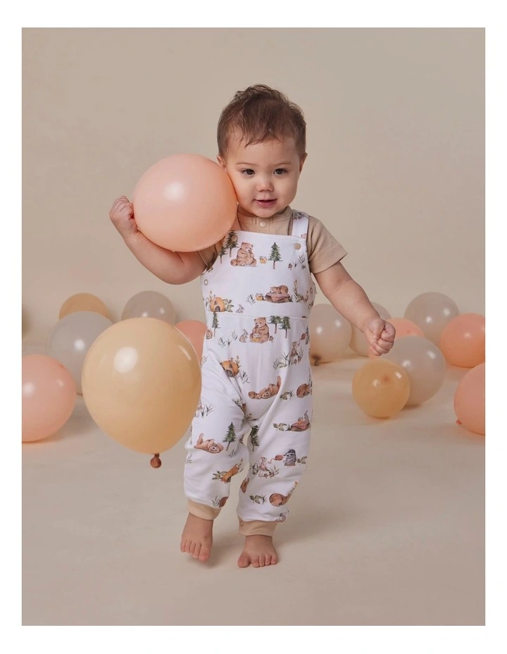 Bears Organic Snuggle Overalls image 5