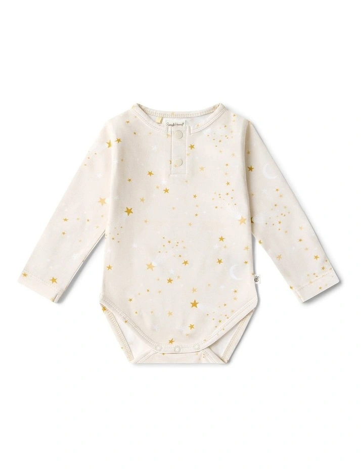 Stardust Long Sleeve Organic Bodysuit image 1