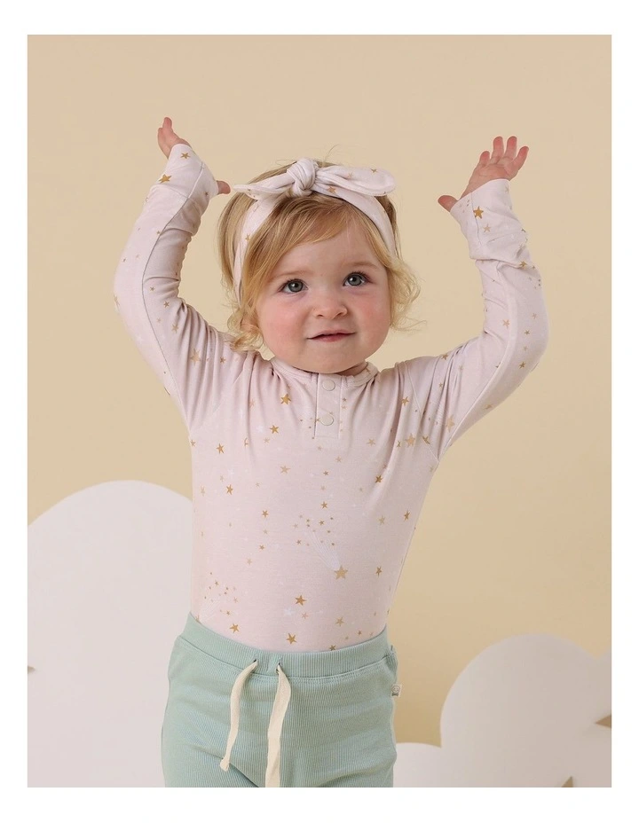 Stardust Long Sleeve Organic Bodysuit image 4