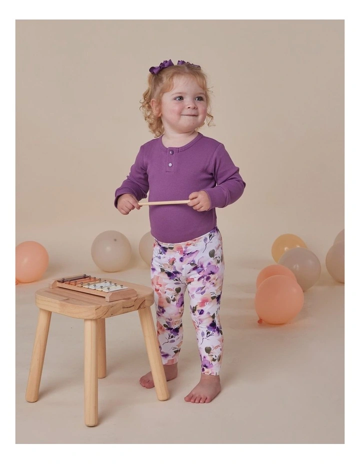 Blushing Beauty Organic Leggings image 2