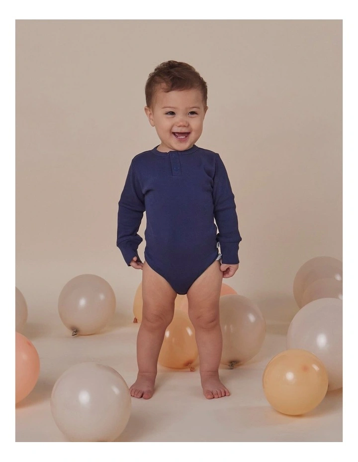 Moonlight Long Sleeve Organic Bodysuit image 4
