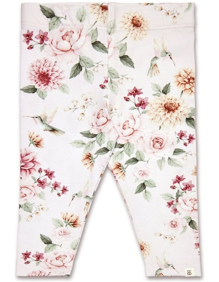 Birds & Blooms Organic Leggings image 1