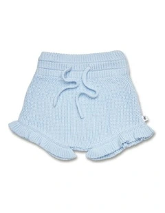 Baby Blue Organic Cotton Knit Bloomers