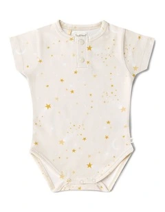 Stardust Short Sleeve Organic Bodysuit