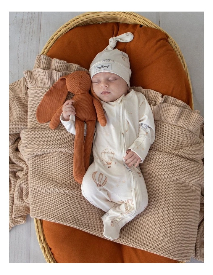 Up & Away Organic Snuggle Sleepsuit Zip Footie image 5