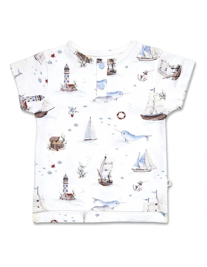 Set Sail Organic Short Sleeve Top image 1