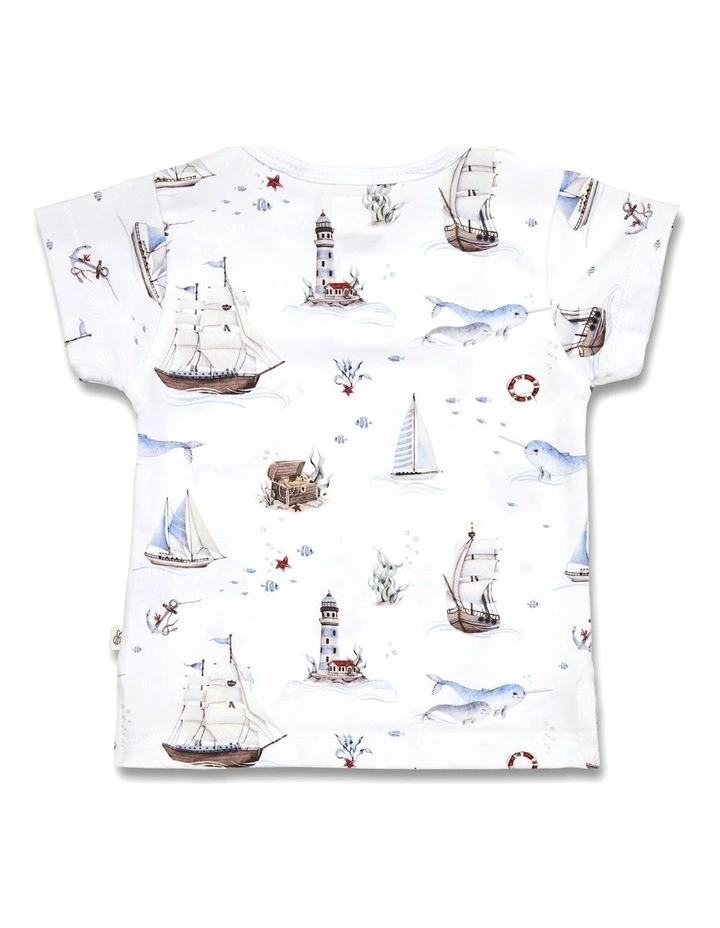 Set Sail Organic Short Sleeve Top image 3