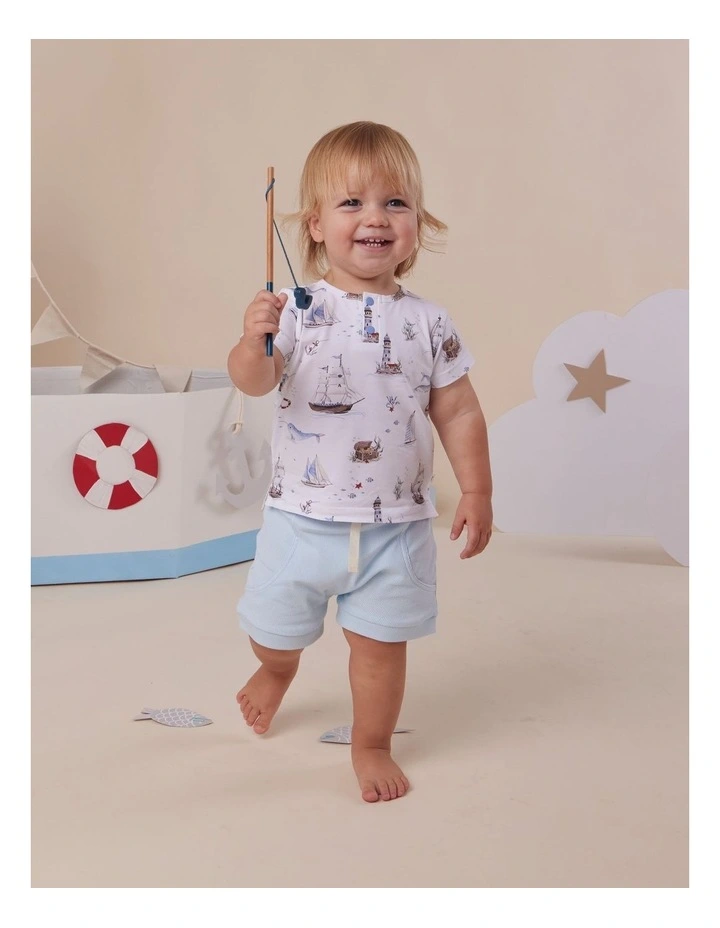 Set Sail Organic Short Sleeve Top image 4