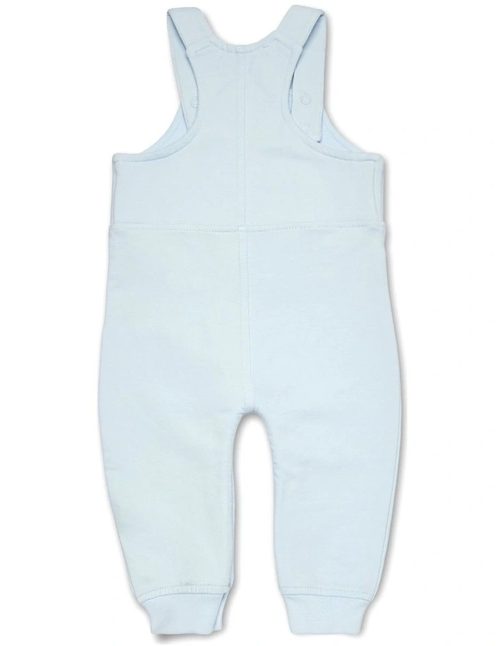Baby Blue Organic Joey Overalls image 3