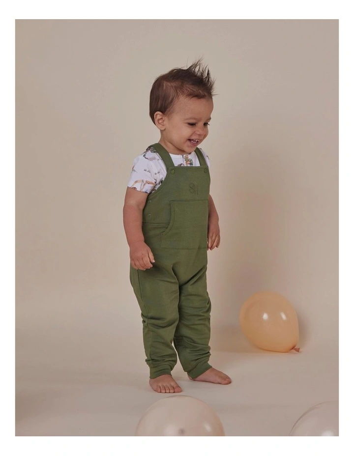 Olive Organic Joey Overalls image 5