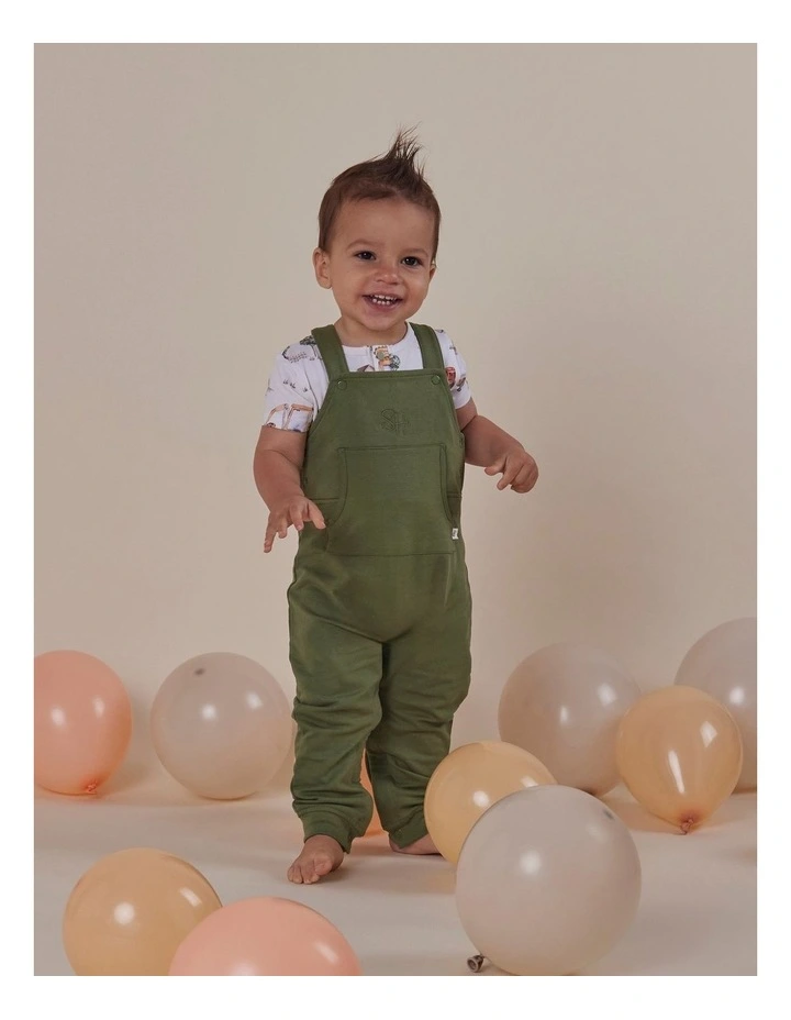Olive Organic Joey Overalls image 6