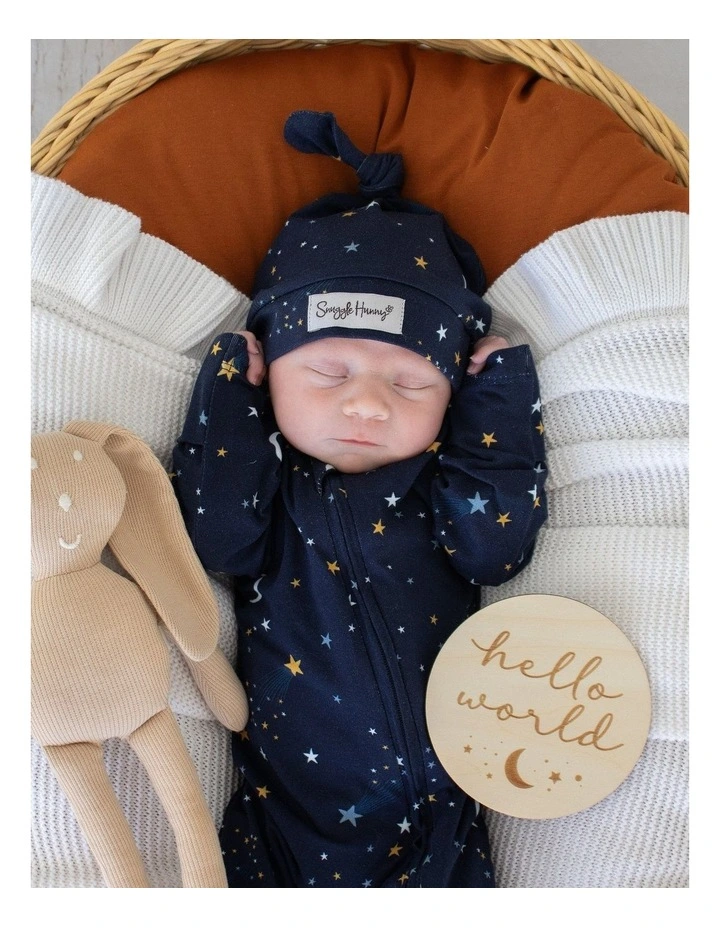 Starry Night Organic Snugglesuit Convertible Romper image 6