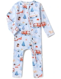 To The Rescue Organic Snugglesuit Convertible Romper