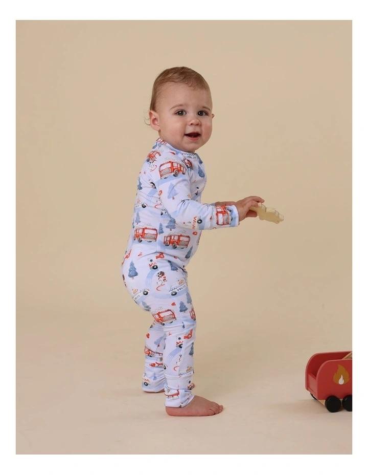 To The Rescue Organic Snugglesuit Convertible Romper image 2